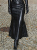 Leather skirt 4-006R black