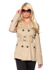 Trenchcoat kurz 13425 Beige