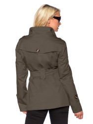 Trenchcoat  short 13425 olive green