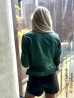 Leather jacket DS-664 Green Python Imprint