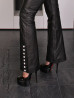 Leather trouser DS-409 black